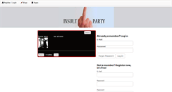 Desktop Screenshot of insultparty.com